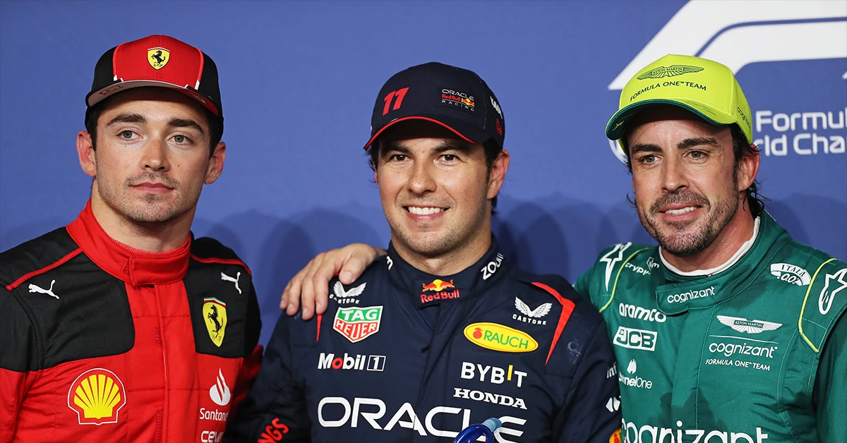 Deuxième pole position en F1 pour Pérez, problème pour Verstappen P15