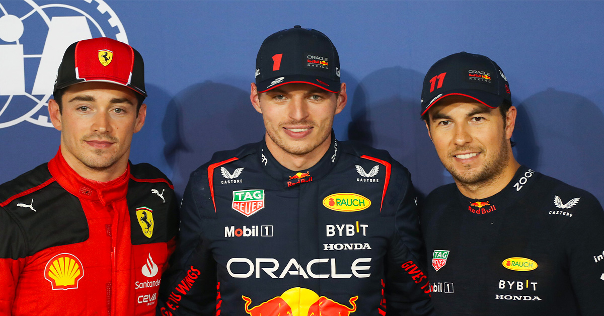 Première pole de la saison pour Verstappen devant Pérez et Leclerc