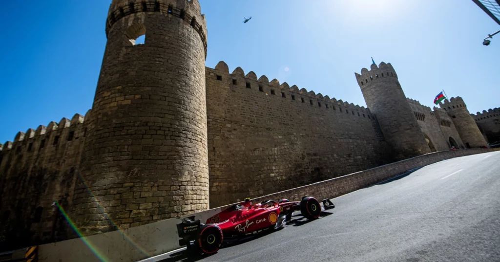 Carlos Sainz, Ferrari, Grand Prix d'Azerbaïdjan 2022, Bakou - ©️ Ferrari