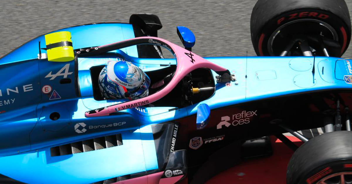 Formule 2 – Victor Martins encore en pole position lors d’une séance perturbée