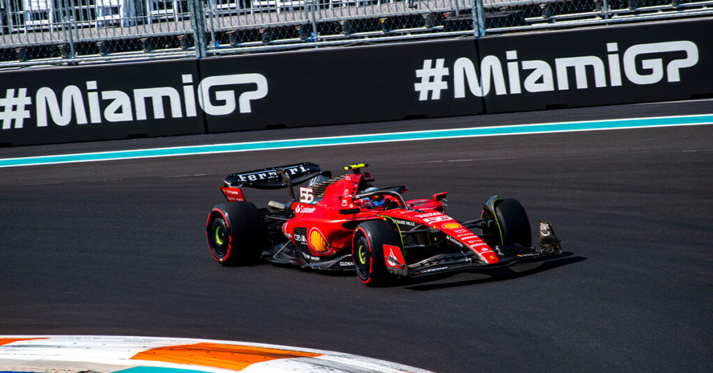 Sainz, Ferrari, Miami 2023 - ©️ Ferrari