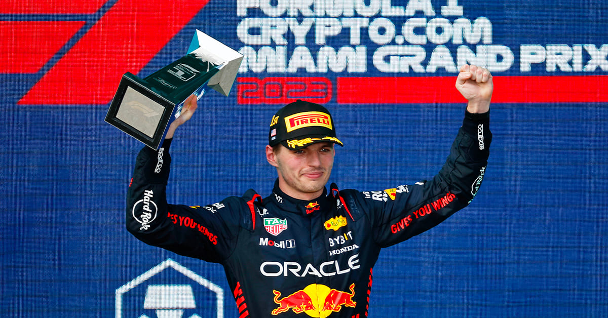 Verstappen vainqueur à Miami : “Je suis resté calme et propre”