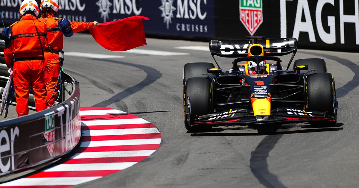 EL2 – Verstappen devant les deux Ferrari à Monaco, Sainz dans le mur