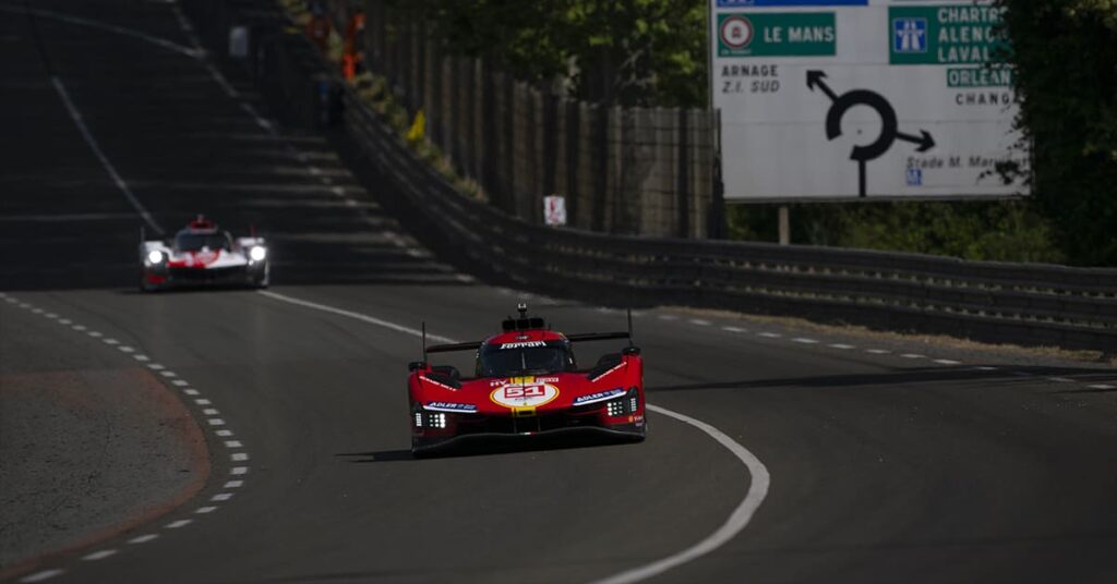 Ferrari, Test 24 Heures du Mans 2023 - ©️ Ferrari
