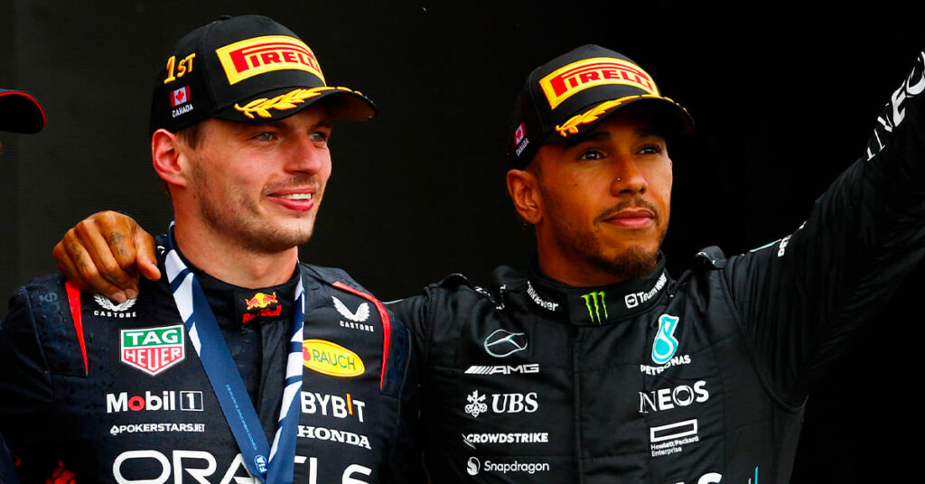 Verstappen (Red Bull) et Hamilton (Mercedes), Canada 2023 - ©️ Red Bull Content Pool