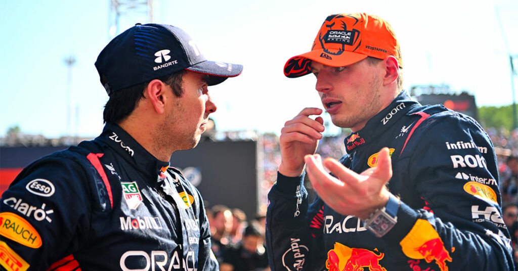 Pérez et Verstappen, Red Bull, Hongrie 2023 - ©️ Red Bull Content Pool