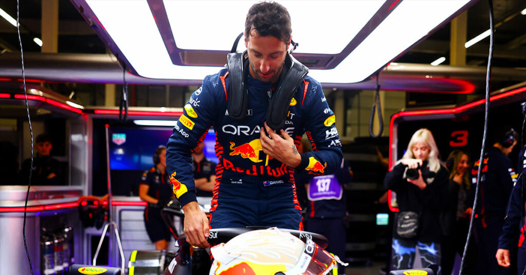 Ricciardo, Red Bull, Test Pirelli Silverstone 2023 - ©️ Red Bull Content Pool