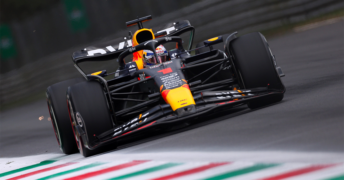 EL1 – Verstappen leader, Ferrari au contact devant les Tifosi